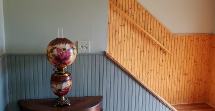 Wood Wainscotting Modernized