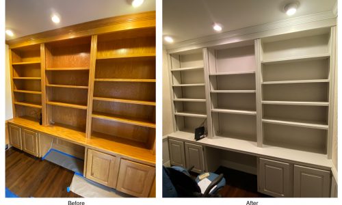 Shelves - Before and After