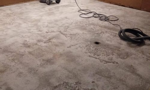 Garage Floor - Before