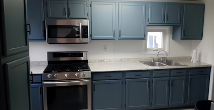 Full Kitchen Cabinet Set Repainted