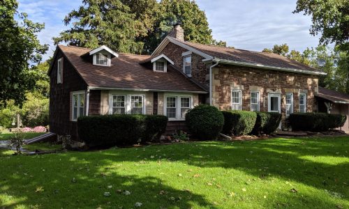Before Cedar Siding Painting