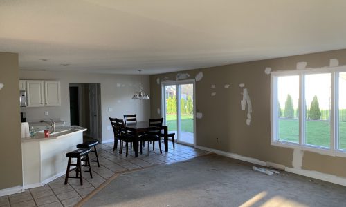 Kitchen Entry Before Painting
