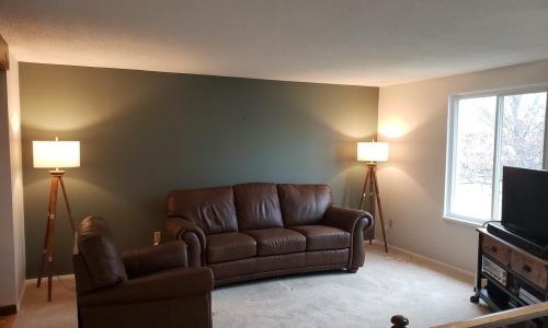 Living Room Painting Project - After Painting