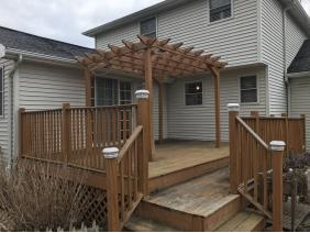 Before Deck Staining