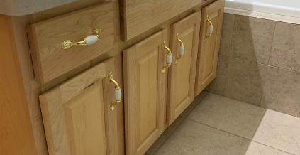 Bathroom Vanity Fully Repainted