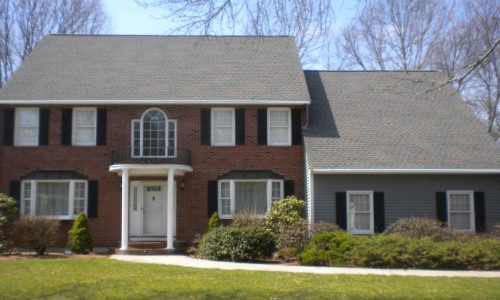 Exterior Brick Painting Project in Bedford