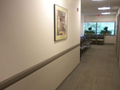 Commercial Office painting by CertaPro commercial painters in Woburn, MA