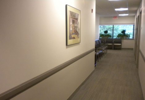 Commercial Office painting by CertaPro commercial painters in Woburn, MA