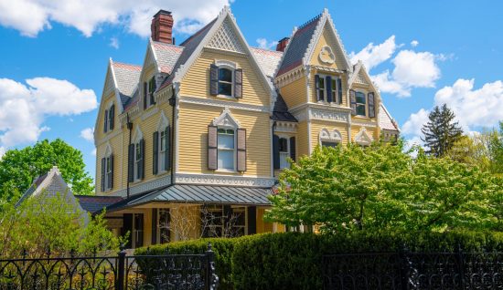 Big multi-story house painted by certapro painters in Woburn, MA