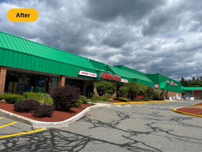 walgreens exterior painting after