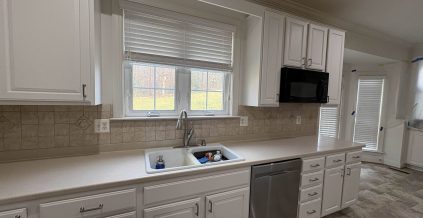 Neutral-Colored Cabinet Repainting