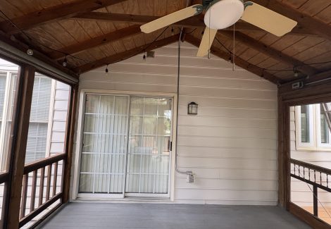 Home Exterior White Siding