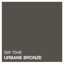 SW 7048 Urbane Bronze Paint Color Swatch