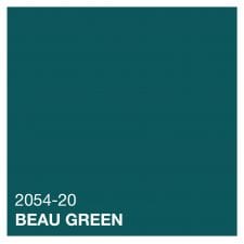 beau green color sample