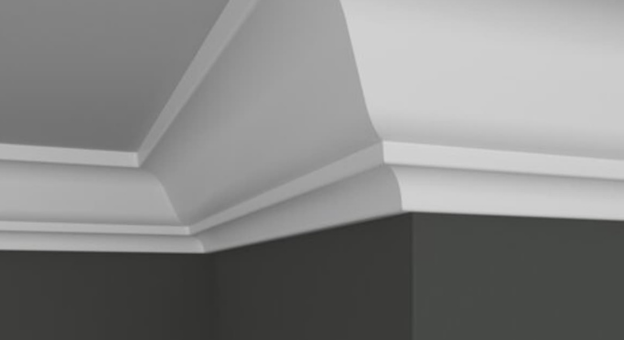 bed crown molding in home interior