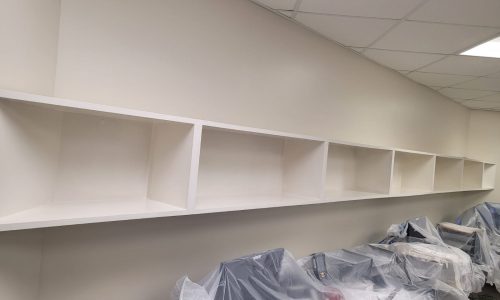 Painted Wall Storage