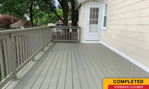 Sherwin Williams #3042 Woodland Solid Stain