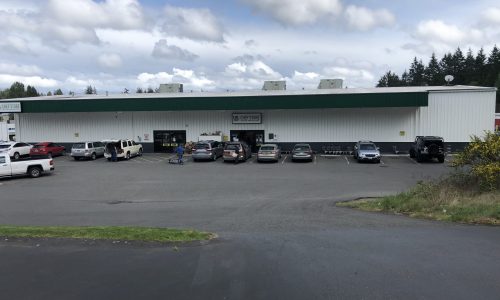 Warehouse Parking and Awning