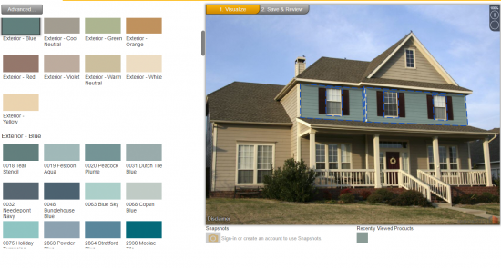 exterior paint color app