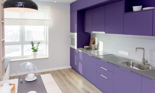 Purple Kitchen Color Scheme