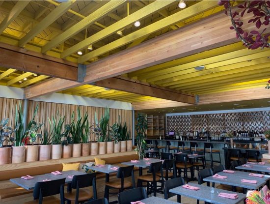 restaurant interior painting project