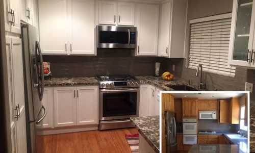 Kitchen Cabinet Painting / Restoration