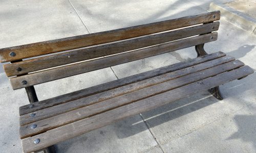 Park Bench Before
