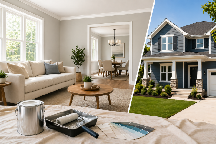 Painting Before Selling Your Home: What Actually Adds Value