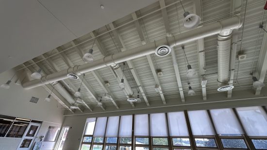 cafeteria ceiling