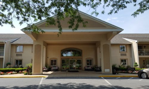 Homestead Village Front - Before