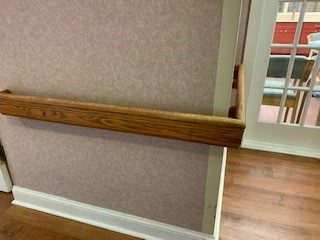 Hallways & Corridors with Wallcoverings Before